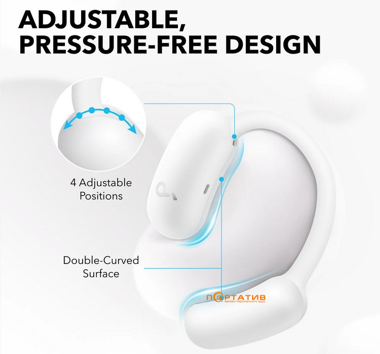 Наушники Anker SoundCore Aerofit 2 White (A3874G21)