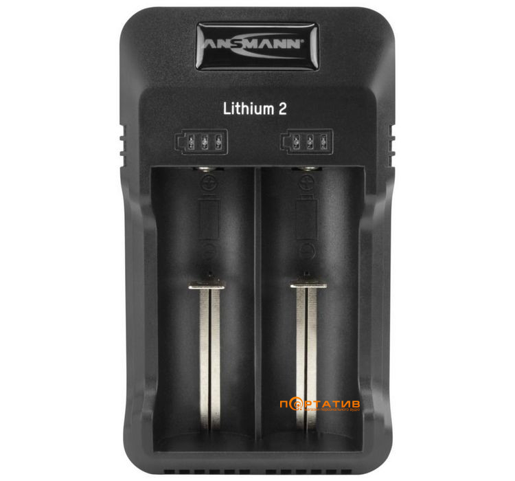 Зарядний пристрій Ansmann Lithium 2 AA/AAA 1-2 NiMH / Li-Ion 3,6 V/3,7 V (1001-0050)