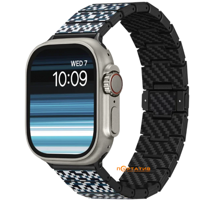 Ремінець Pitaka Chroma Carbon Band Dreamland Mosaic for Apple Watch 49/45/44mm (AWB2303)