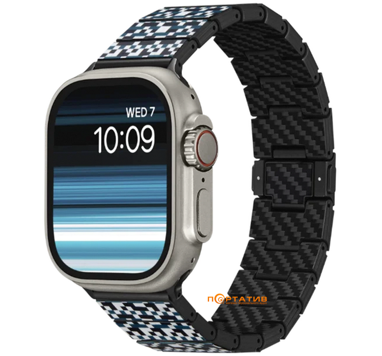 Pitaka Chroma Carbon Band Dreamland Mosaic for Apple Watch 49/45/44mm (AWB2303)