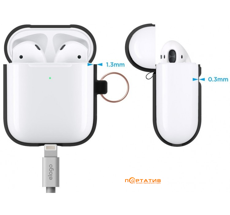Чохол Elago A2 Hang Case for Airpods with Wireless Charging Case Red (EAP2SC-HANG-RD)