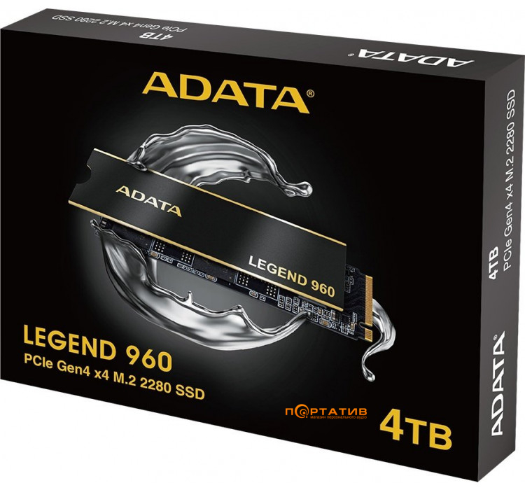 SSD ADATA M.2 4TB PCIe 4.0 LEGEND 960 (ALEG-960-4TCS)
