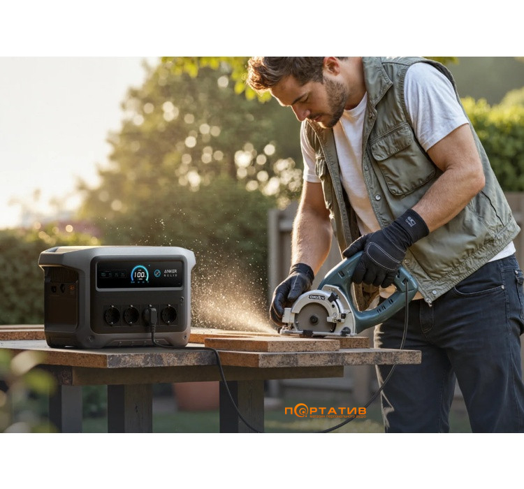 Зарядна станція Anker Solix C1000X Gen2 1024Wh 2000W (A17633A1)