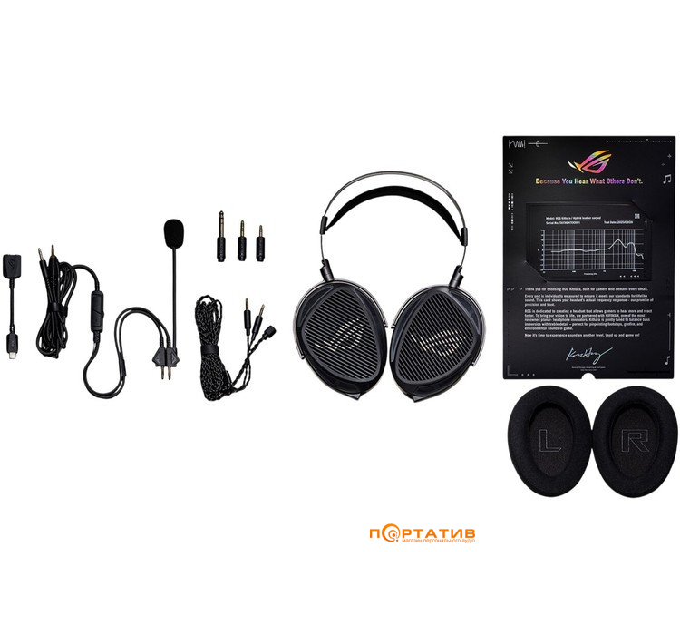 Игровая гарнитура Asus ROG Kithara Black (90YH0470-BHUA00)