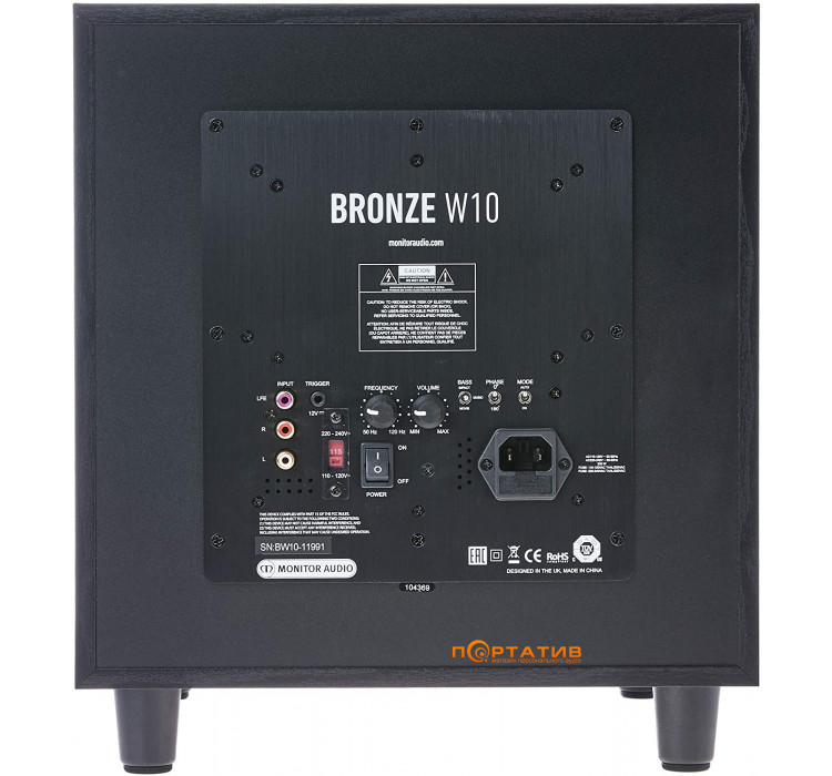 Monitor Audio Bronze W10 Black (6G)