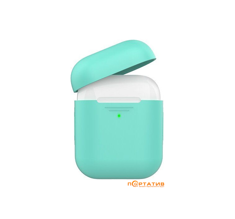 Чехол AHASTYLE Silicone Duo Case for Apple AirPods Mint Green (AHA-02020-MGR)