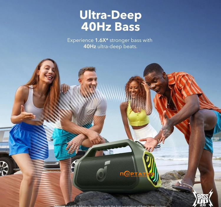 Акустика Anker SoundCore Boom 2 Plus Green (A3134061)