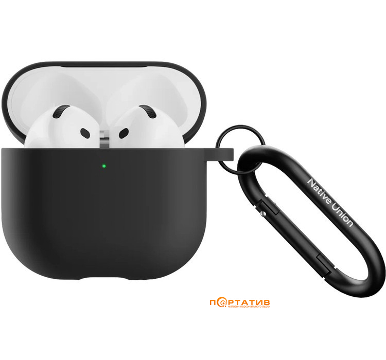 Чехол Native Union Active Case Black for Airpods 4th Gen (ACTCSE-BLK-AP4)