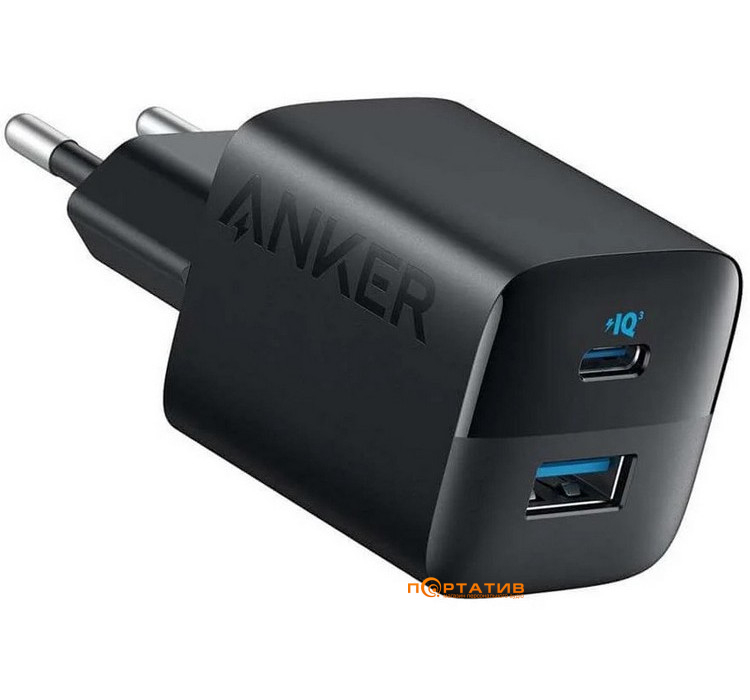 Anker PowerPort 323 - 33W Dual-Port Black (A2331G11)