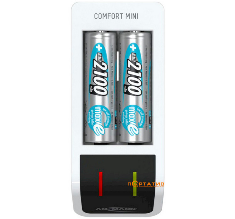 Зарядний пристрій Ansmann Comfort Mini 2x AA/AAA (1001-0091)