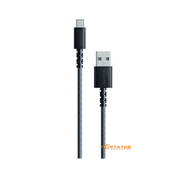 Anker Powerline Select+ USB-C to USB-A - 0.9 m Black (A8022H11)