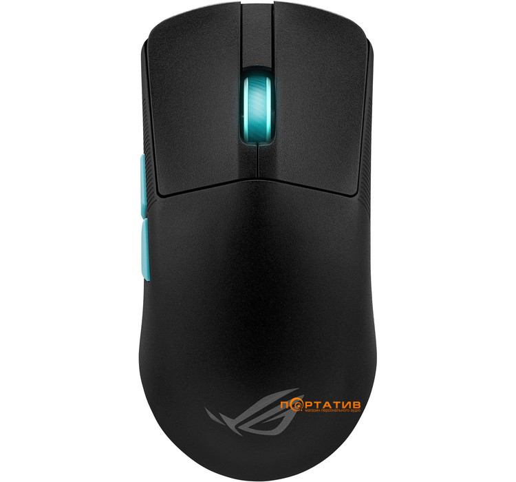Миша ігрова ASUS ROG Harpe Ace Aim Lab Edition USB/WL/BT Black (90MP02W0-BMUA00)