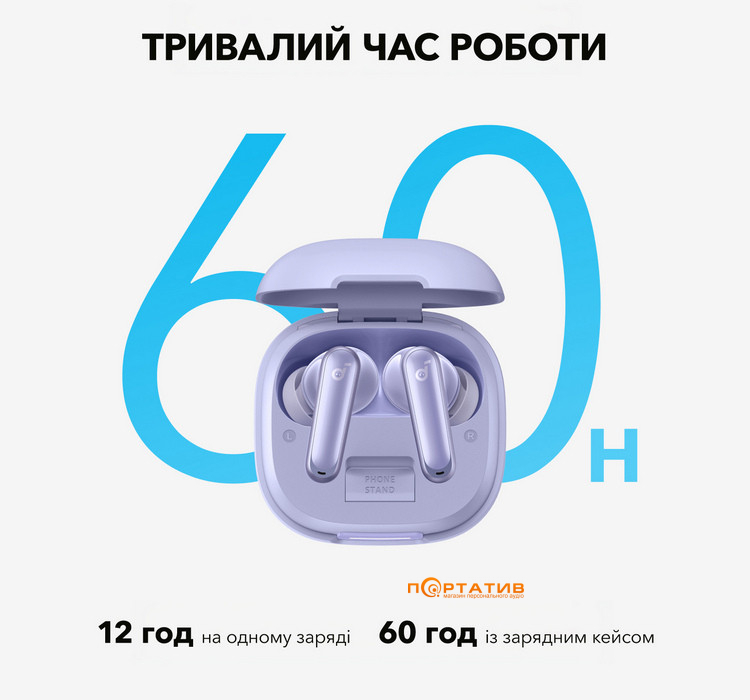 Навушники Anker SoundCore P40i Purple