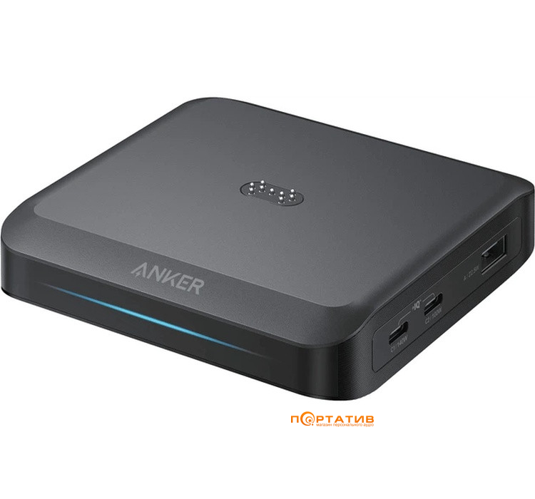 Мережевий зарядний пристрій Anker Charging Base for Anker Prime 150W, 2xUSB-C, 1xUSB-A, Pogo Pin (A1903G11)