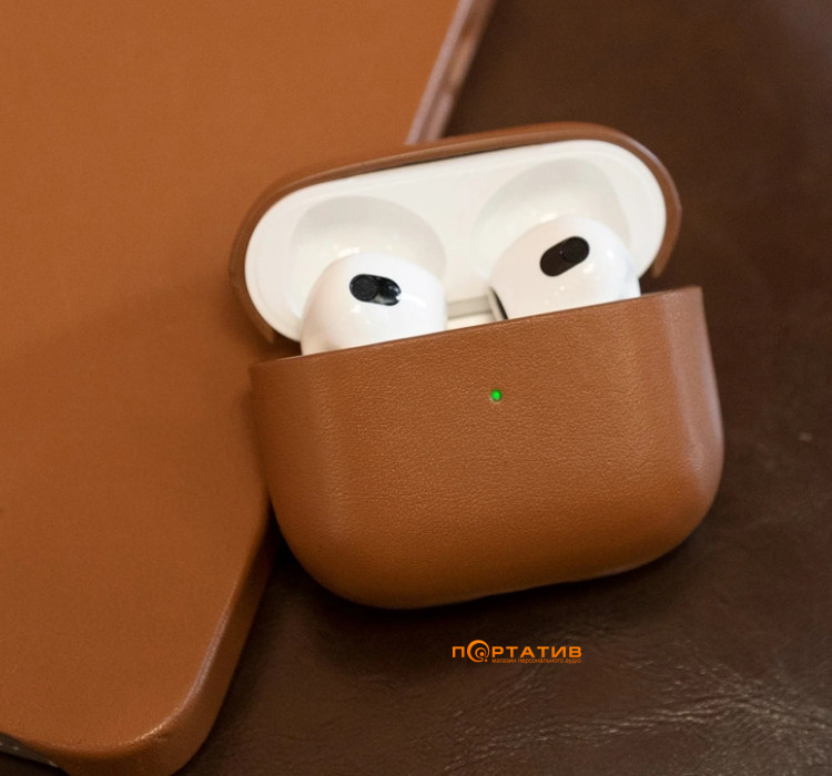 Native Union Leather Case Tan for Airpods 3rd Gen (APCSE-LTHR-BRN-V2)