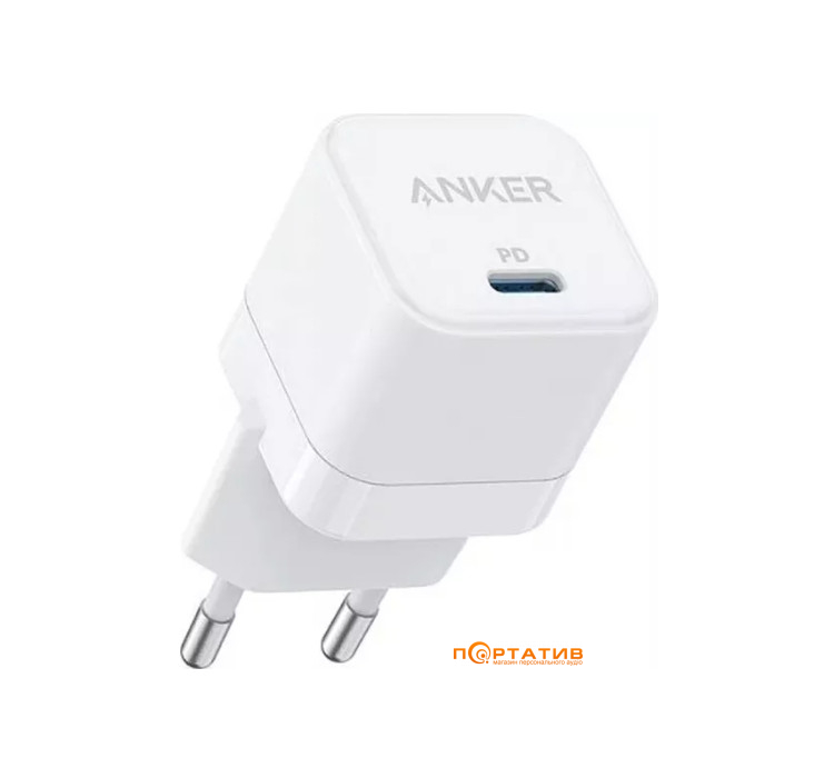 СЗУ Anker Wall Charger PowerPort III 20W Cube PD USB-C White (A2149G21)