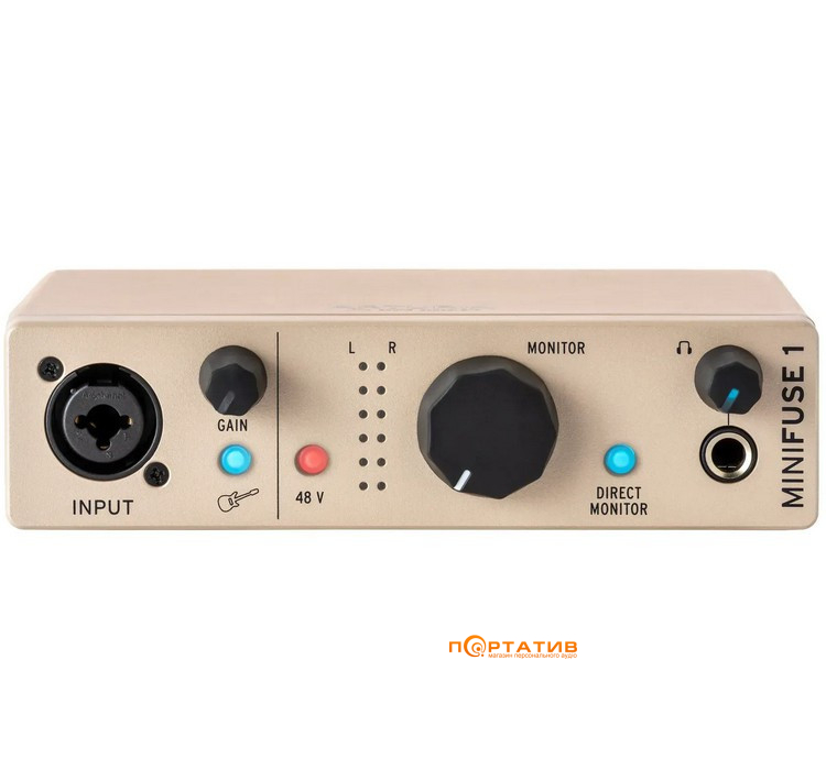 Аудиоинтерфейс Arturia MiniFuse 1 Champagne Edition