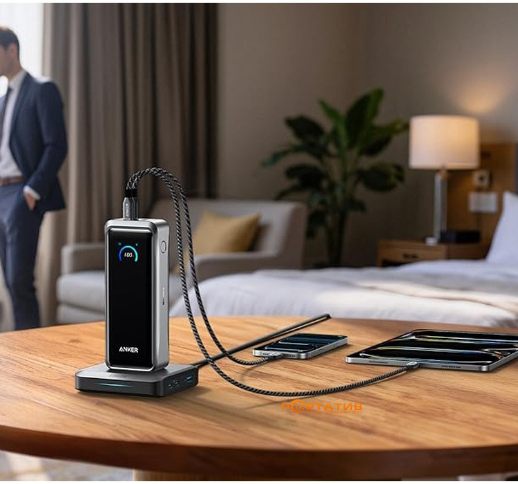 Зовнішній акумулятор Anker Prime 26000mAh 300W Black (A110AH11)