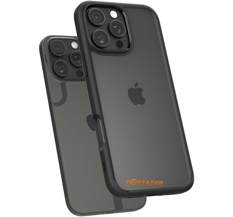 Чехол Spigen для Apple iPhone 16 Pro Max, Ultra Hybrid, Matte Black (ACS07996)