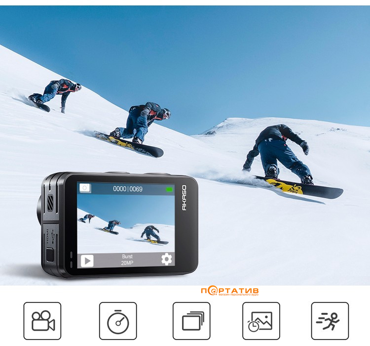 Экшн-камера Akaso Brave 7 LE