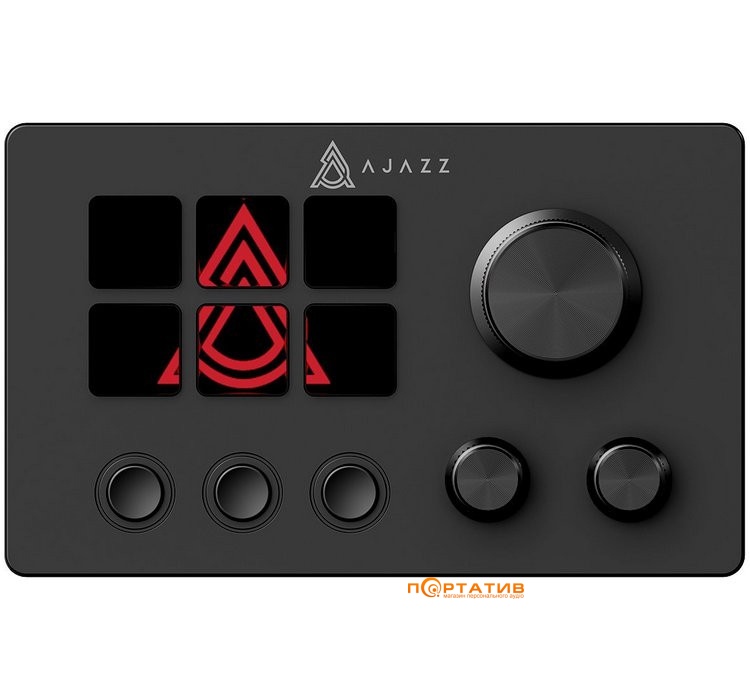 Контролер для стримінгу Ajazz AKP03E USB Black