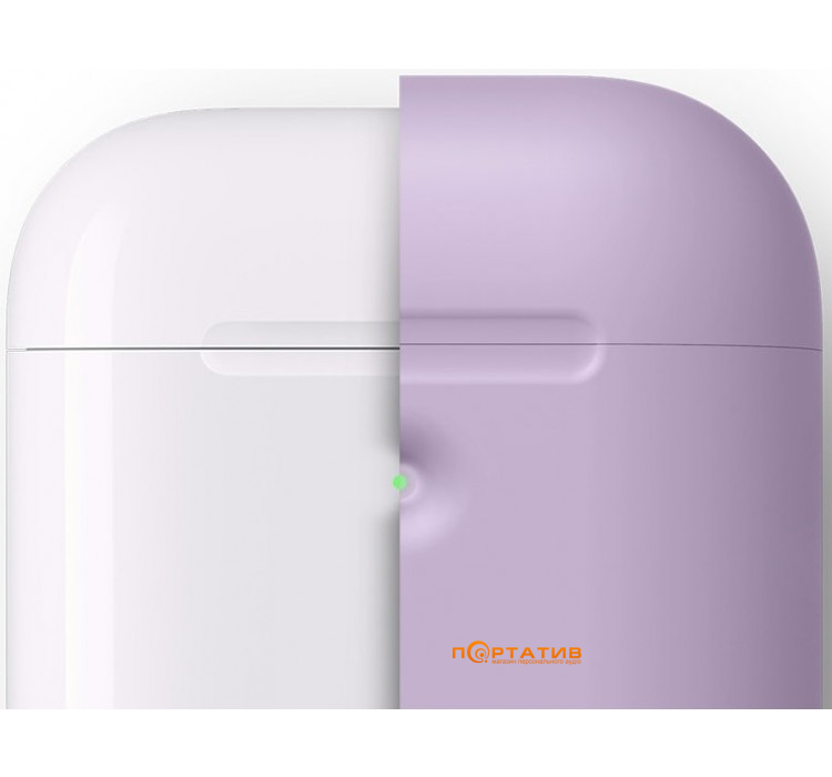 Чохол Elago A2 Silicone Case for Airpods with Wireless Charging Case Lavender (EAP2SC-LV)