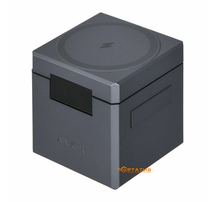 Бездротовий ЗП Anker 3-in-1 Cube with MagSafe (Y1811G11)