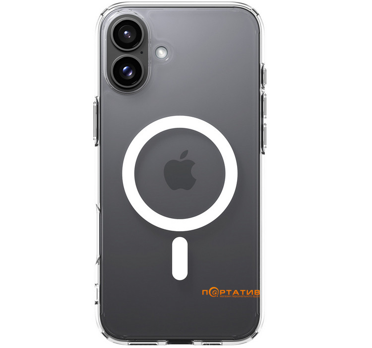 Чехол Spigen для Apple iPhone 16, Ultra Hybrid MagFit, White (ACS08205)