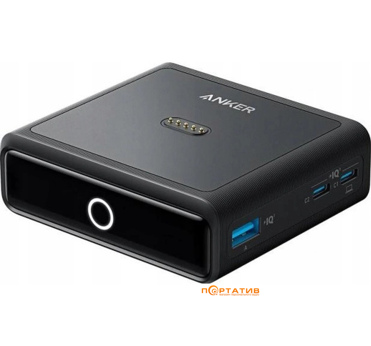 Мережевий зарядний пристрій Anker Charging Base for Anker Prime 100W, 2xUSB-C, 1xUSB-A, Pogo Pin (A1902311)