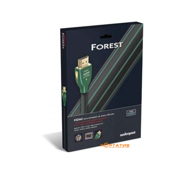 AUDIOQUEST 1.0m HDMI Forest 3D & 4K