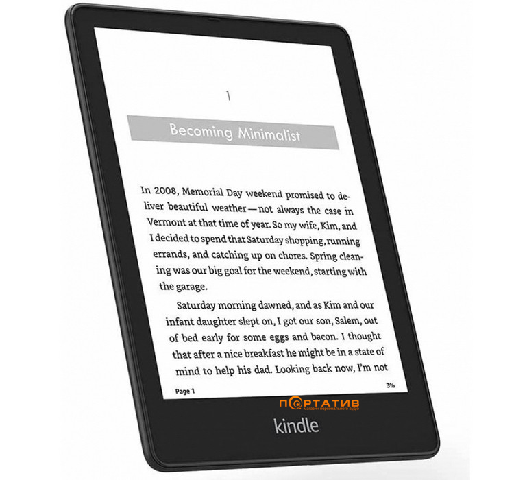 Електронна книга  Amazon Kindle Paperwhite Signature Edition 11th Gen. 32GB Black