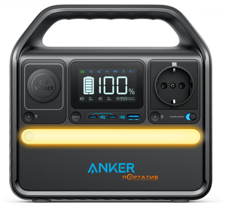 Портативна зарядна станція Anker 522 PowerHouse 320Wh 300W (A1721311)