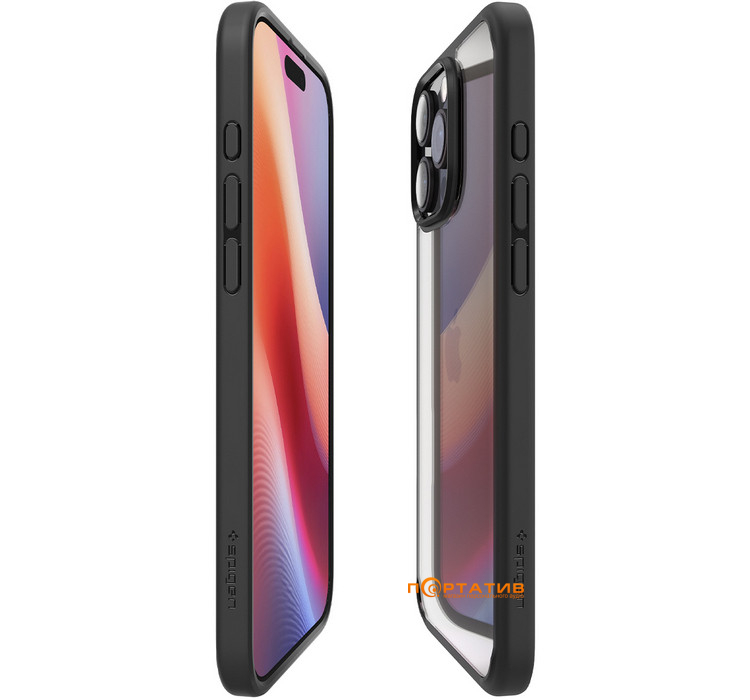 Чехол Spigen для Apple iPhone 16 Pro Max, Ultra Hybrid, Matte Black (ACS07996)