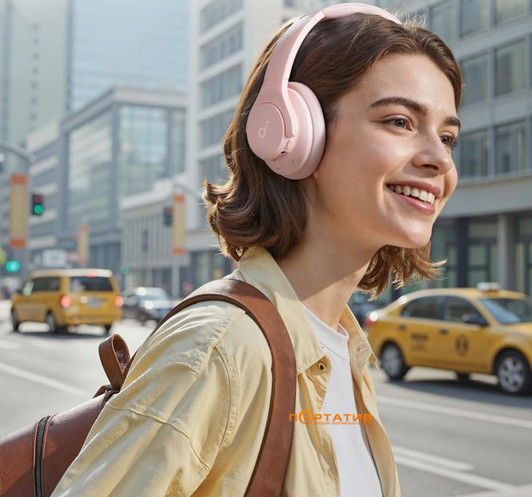 Наушники Anker SoundCore Q20i Pink (A3004G52)