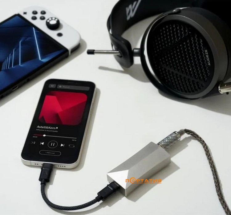 ЦАП с усилителем для наушников Astell&Kern AK HC4 Moon Silver