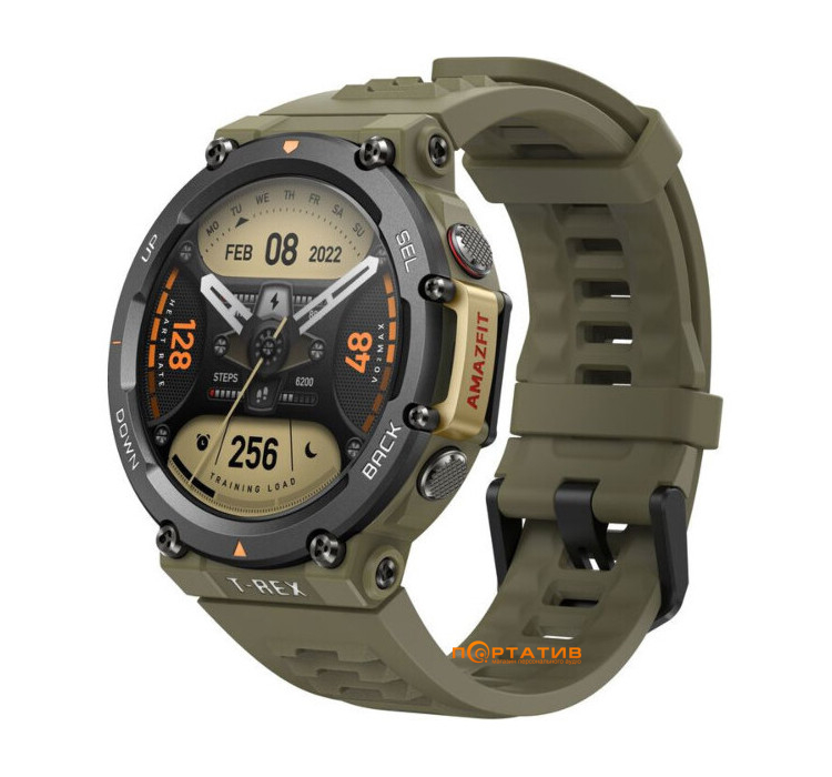 Смарт-годинник  Amazfit T-Rex 2 Wild Green