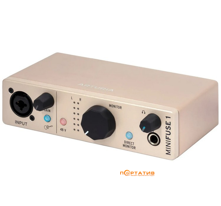 Аудиоинтерфейс Arturia MiniFuse 1 Champagne Edition