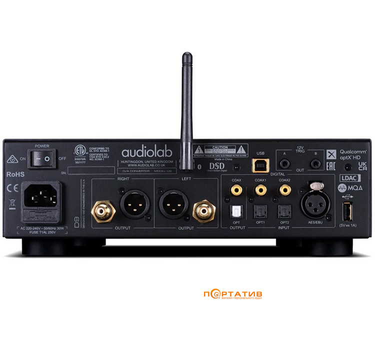 ЦАП із підсилювачем для навушників Audiolab D9 Black