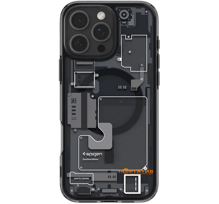 Чохол Spigen для Apple iPhone 16 Pro Max, Ultra Hybrid MagFit, Zero One (ACS08004)