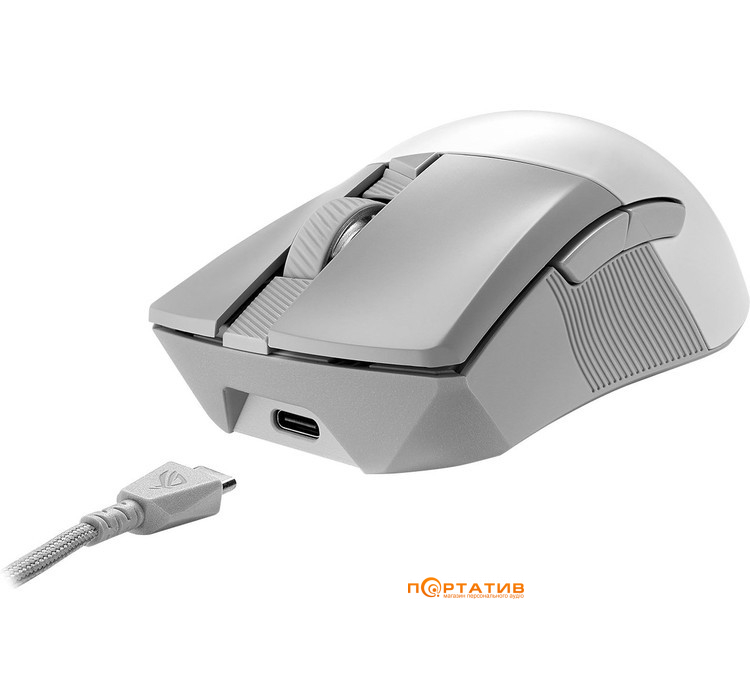 Мышь игровая ASUS ROG Gladius III WL Aimpoint White (90MP02Y0-BMUA11)ASUS ROG Gladius III WL Aimpoint White (90MP02Y0-BMUA11)