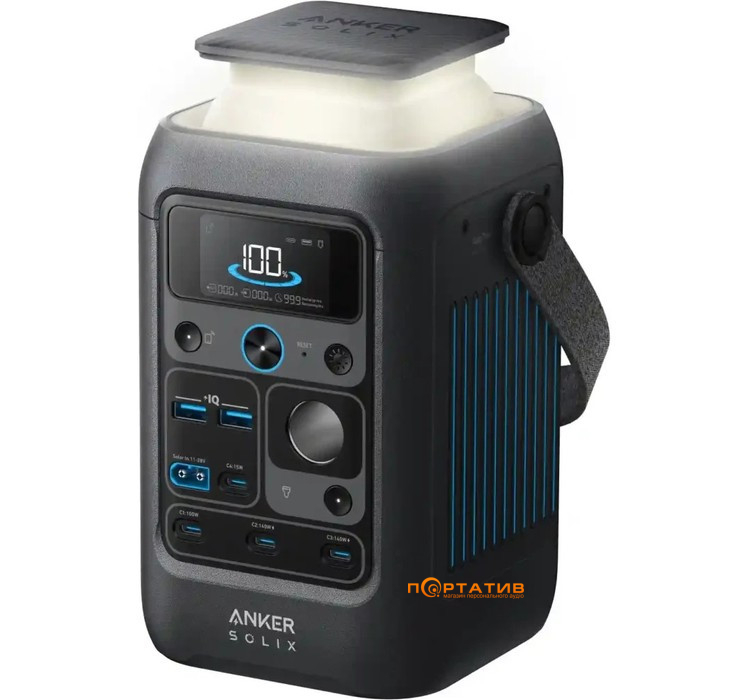 Зарядна станція Anker Solix C300X DC - 288Wh / 140W PD / No AC (A1728311)