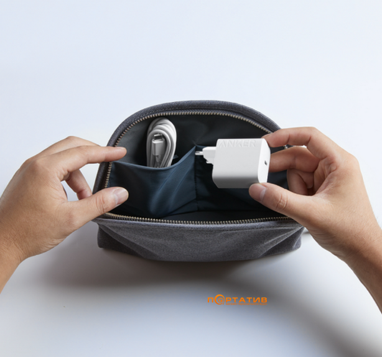 Зарядний пристрій  Anker PowerPort 312 - 20W USB-C White (A2347G21)