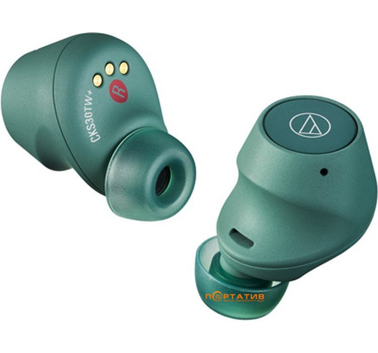 Навушники Audio-Technica ATH-CKS30TW+GR Green