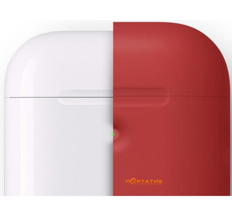 Чохол Elago A2 Silicone Case for Airpods with Wireless Charging Case Red (EAP2SC-RD)