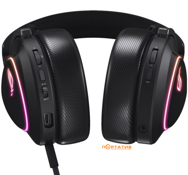 Ігрова гарнітура ASUS ROG Delta II Black (90YH03W0-BHUA00)