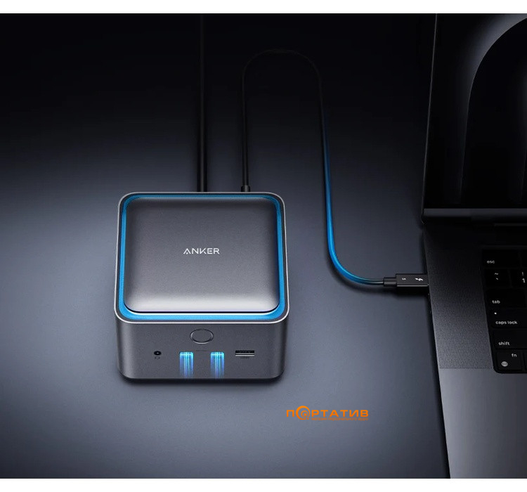 Док-станція Anker Thunderbolt 5 Docking Station Gray (A83B53A1)