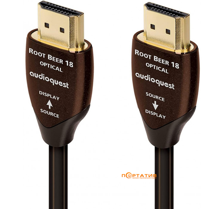 AUDIOQUEST 25m HDMI 18G AOC Root Beer