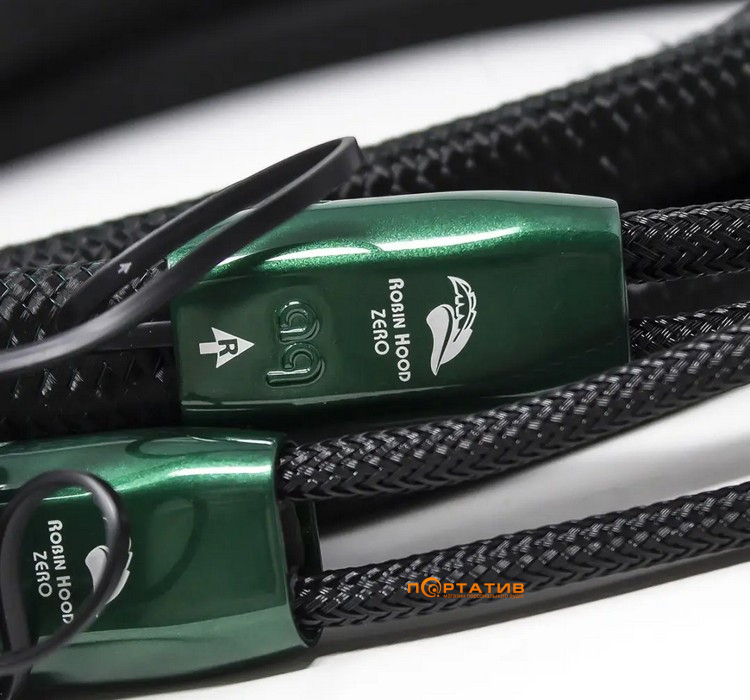 Кабель AUDIOQUEST Pair 2.5m Robin Hood Zero Full-Range BAN/S