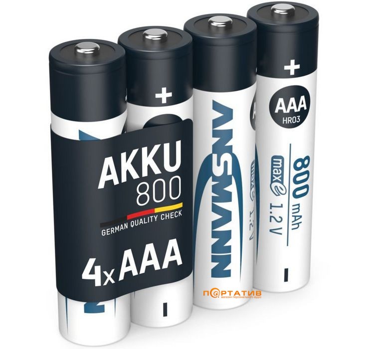 Акумулятор Ansmann AAA 800mAh maxE Premium 4шт (5035042)