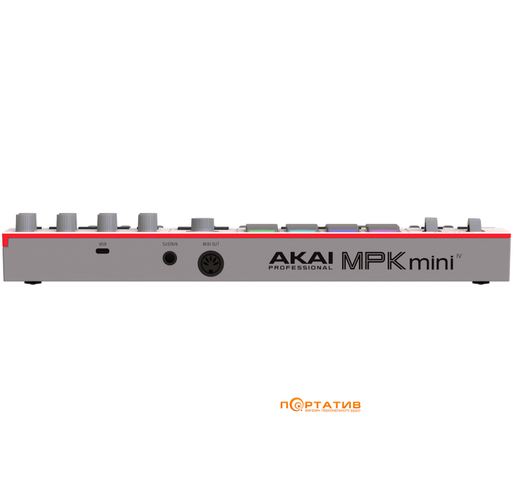 MIDI-клавіатура AKAI MPK Mini MK4 White